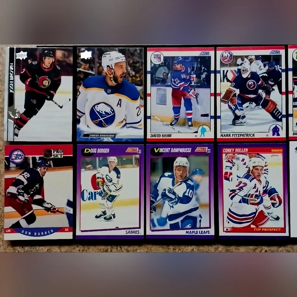 NHL hockey trading cards. 20 cards! Diverse collection of players w/stats. NWT.